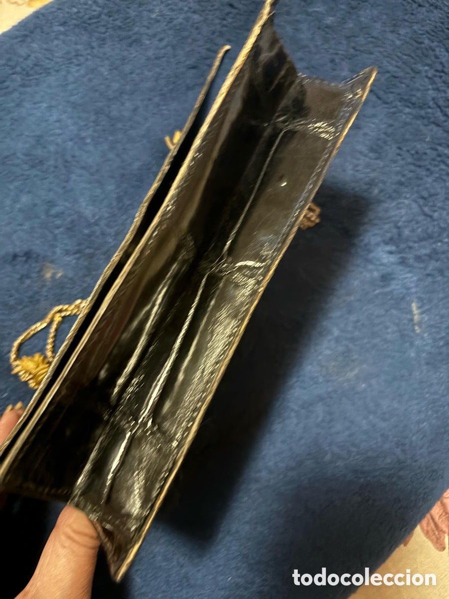 Vintage: Bolsito de piel antiguo - Foto 4