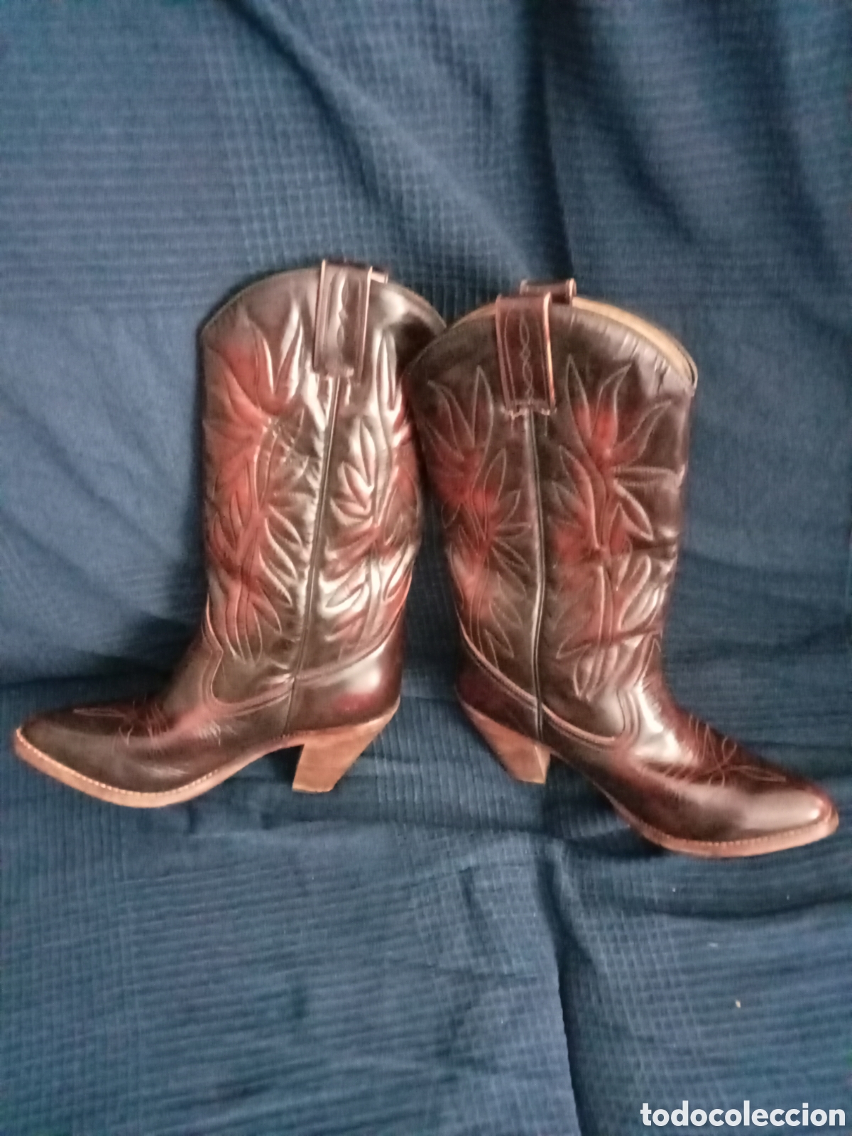Vintage: Botas cuero hechas a mano - Foto 2