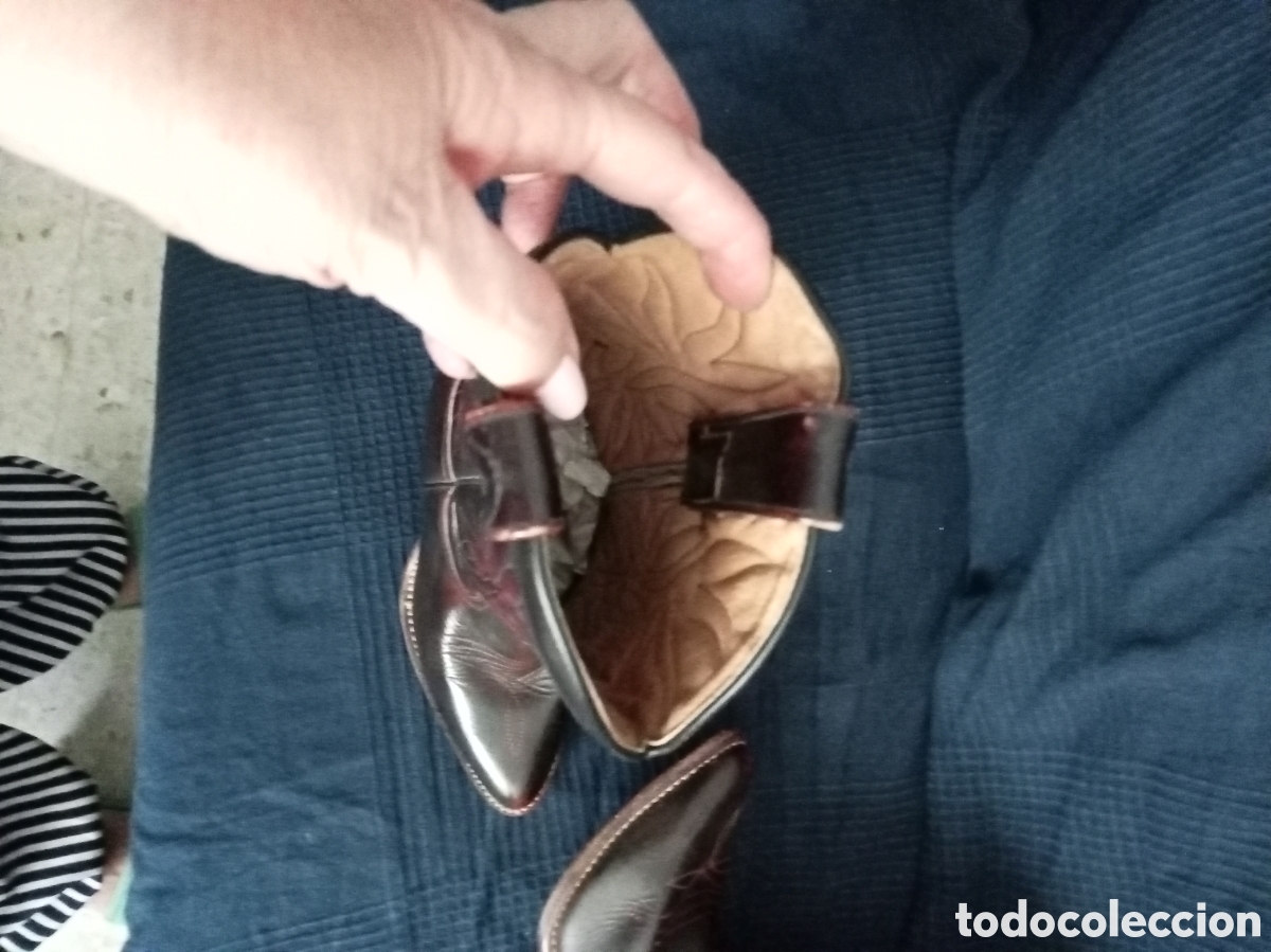 Vintage: Botas cuero hechas a mano - Foto 9