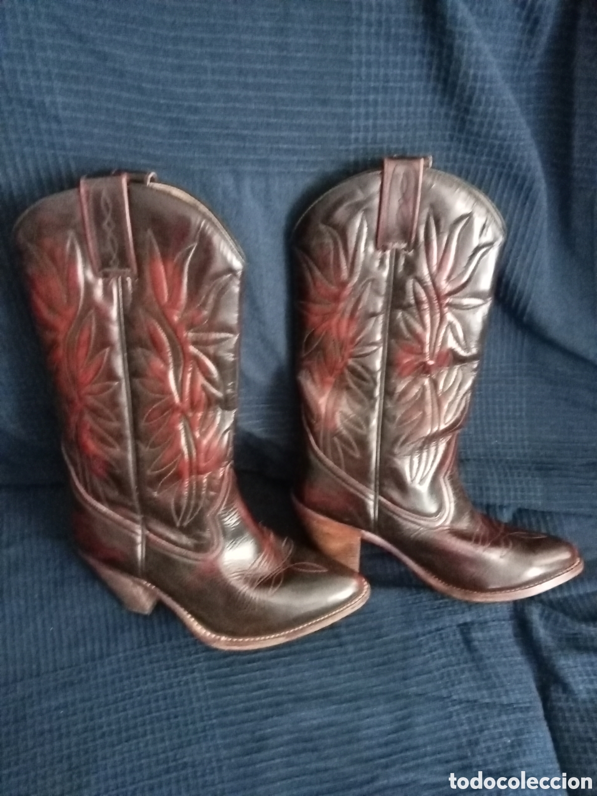 Vintage: Botas cuero hechas a mano - Foto 10