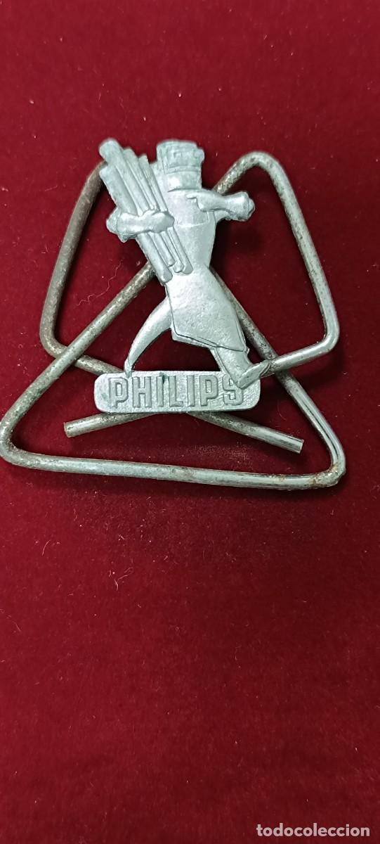 Vintage: ANTIGUO CLIP PARA BILLETES DE PHILIPS - Foto 1