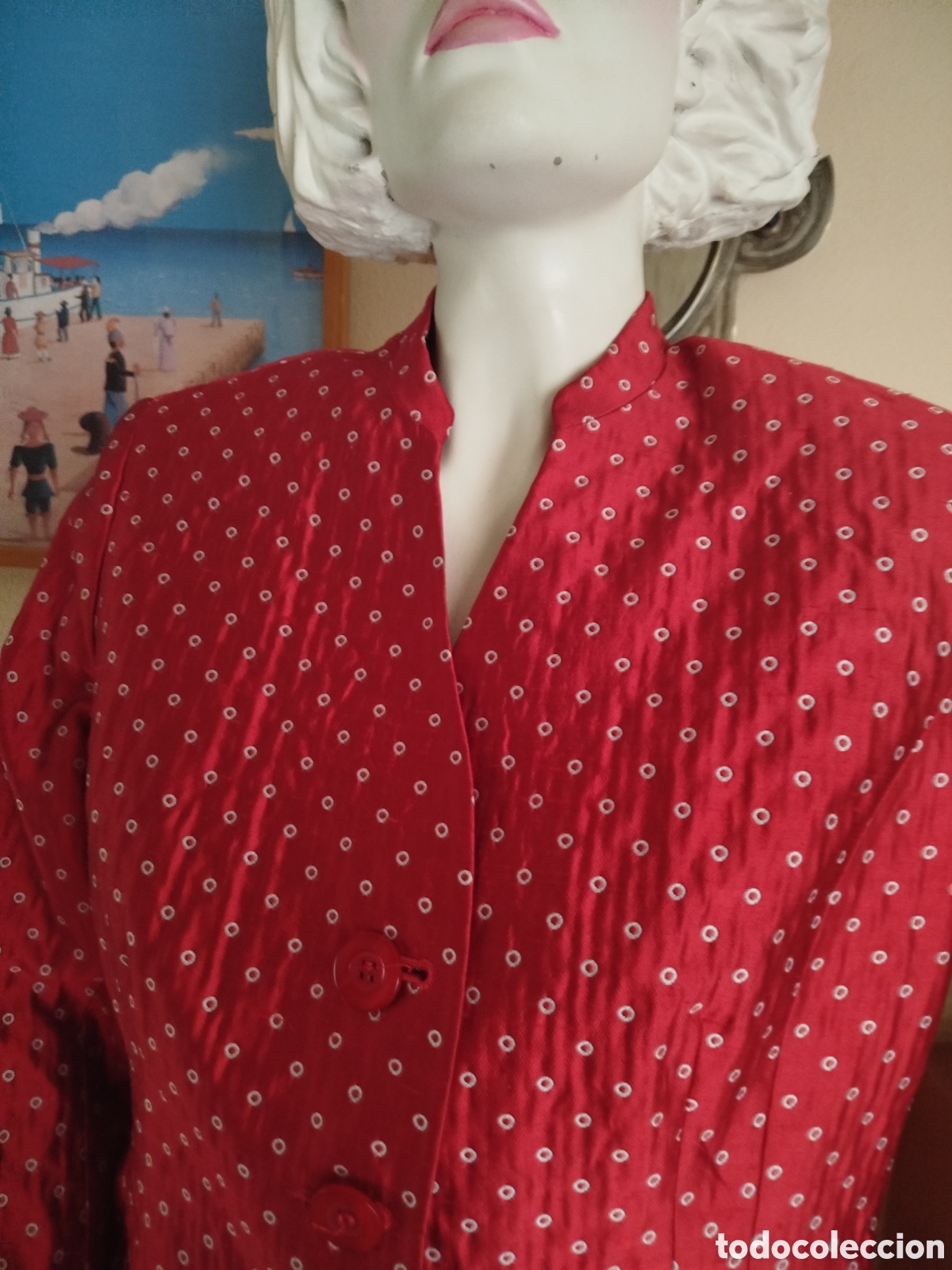 Vintage: Chaqueta evento seda - Foto 2