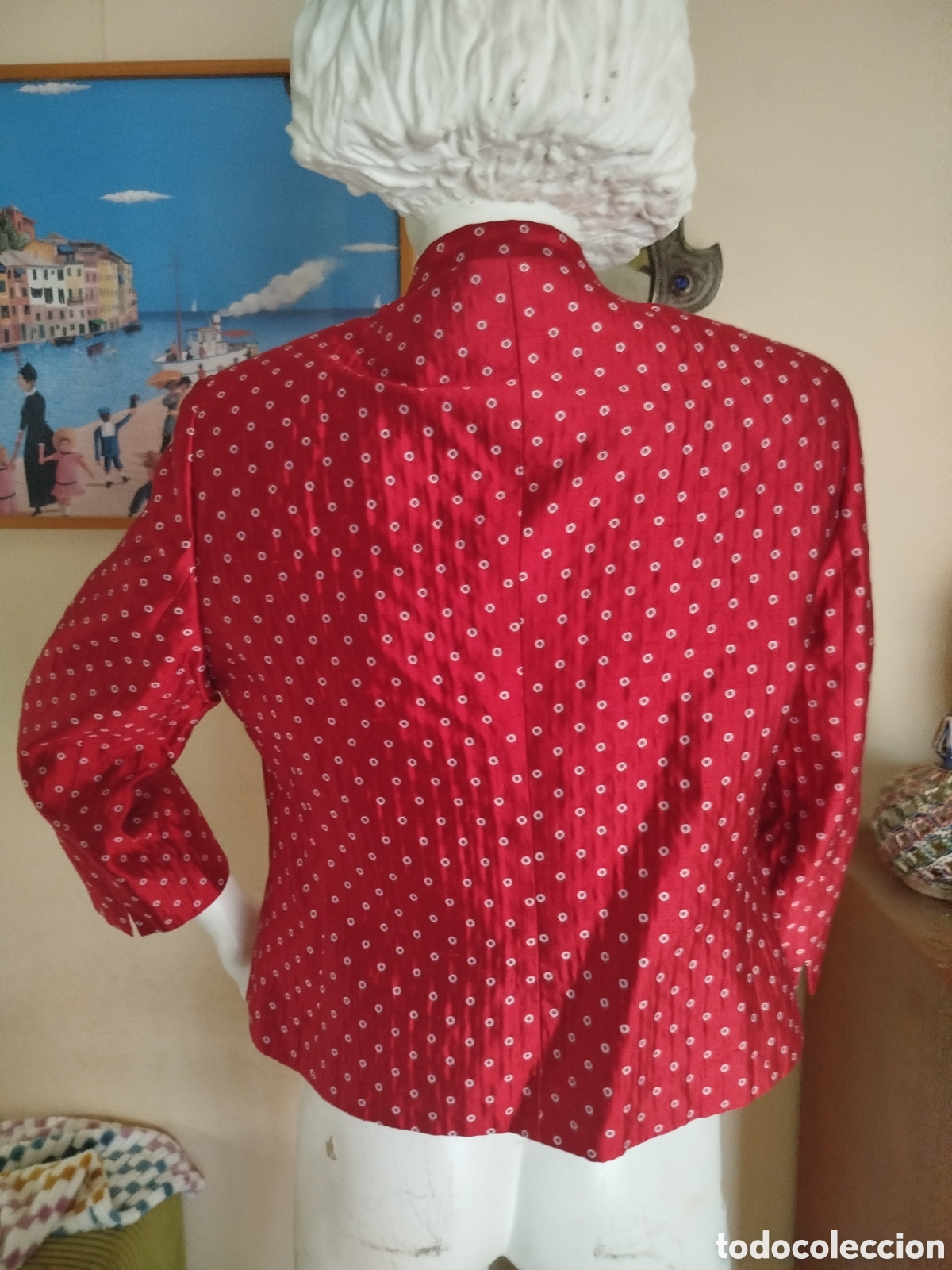 Vintage: Chaqueta evento seda - Foto 6