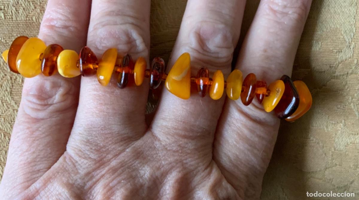 Vintage: PULSERA &Aacute;MBAR DEL B&Aacute;LTICO DE DIFERENTES TONOS - Foto 5