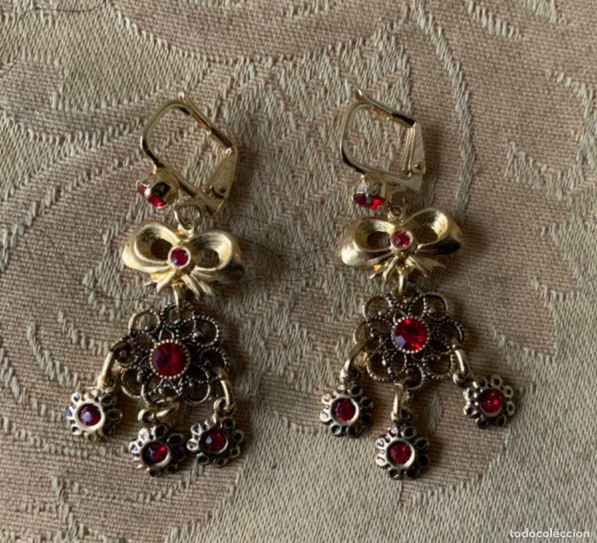 Vintage: PENDIENTES INDUMENTARIA REGIONAL - Foto 1