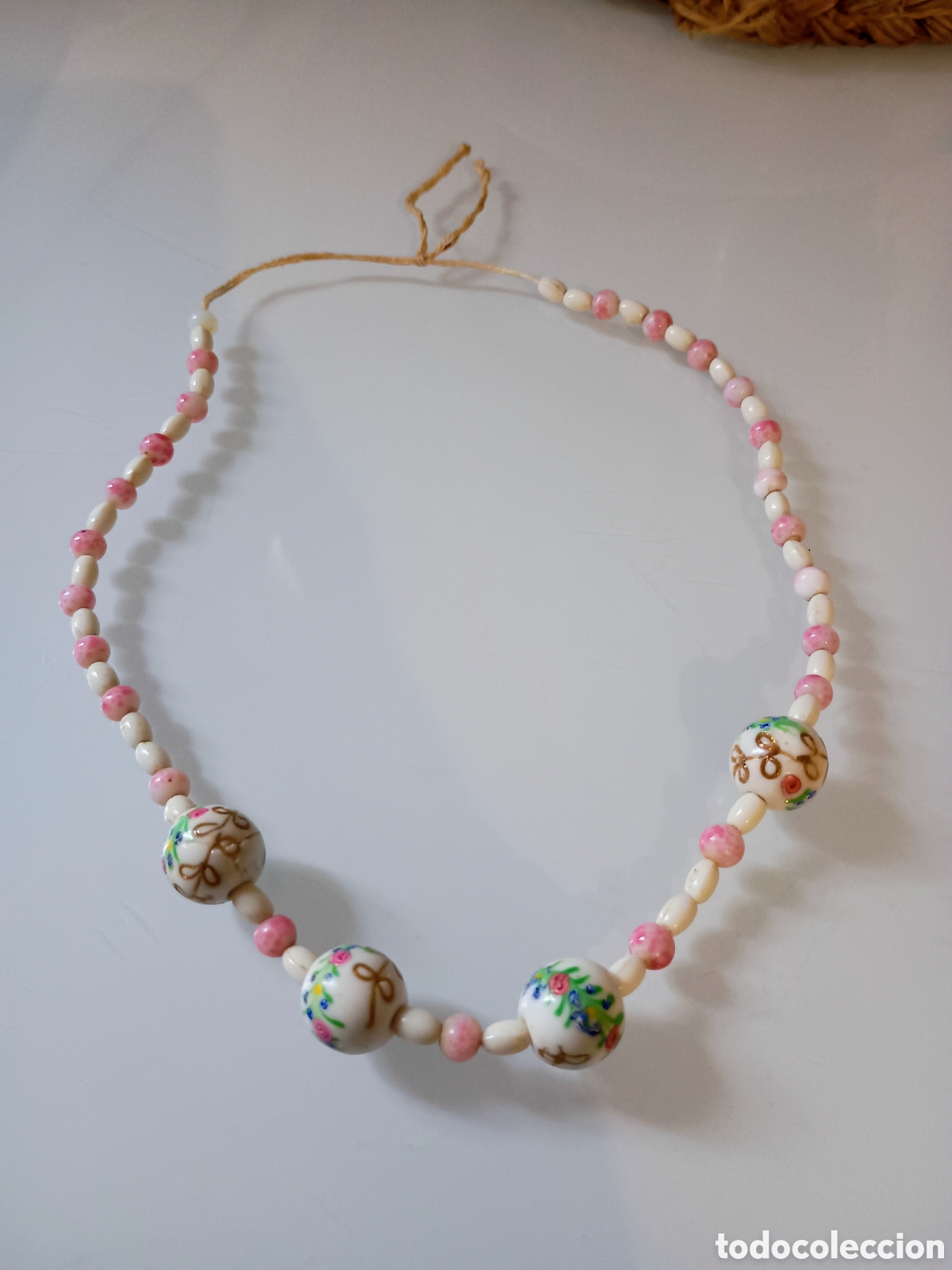 Vintage: Gargantilla collar opalina a&ntilde;os 50/60. - Foto 1
