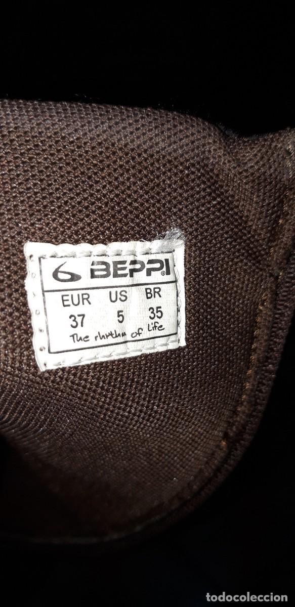 Vintage: BOTAS MARRONES CON SUELA DE GOMA - Foto 7