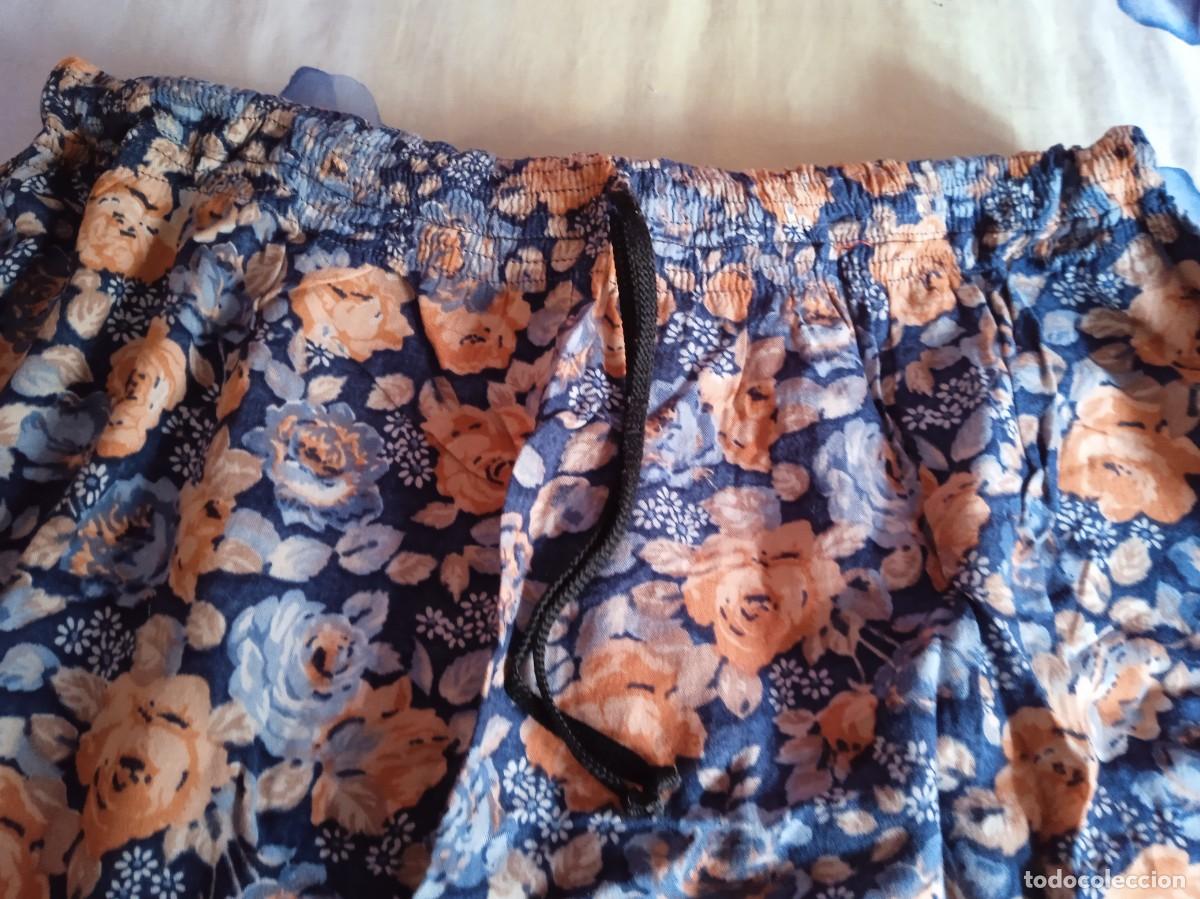 Vintage: FALDA FLORES DE LOS A&Ntilde;OS 70 - Foto 3