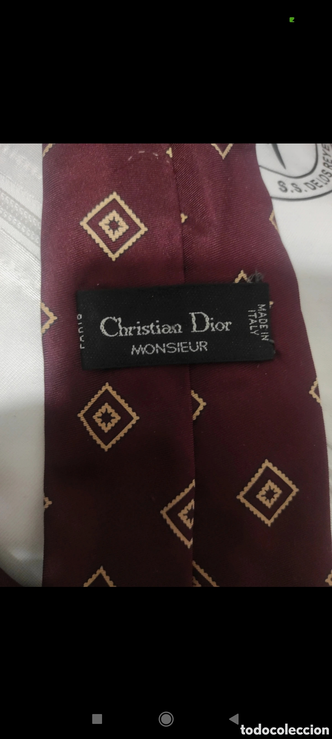 Vintage: Corbata Vintage Seda Christian Dior - Foto 2