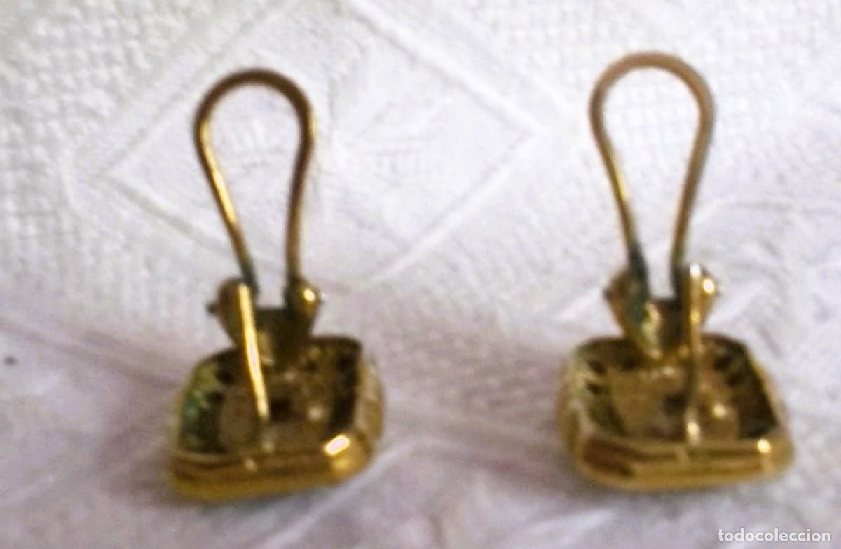 Vintage: PENDIENTES CON PIEDRITAS DE LOS A&Ntilde;OS 70 - Foto 5