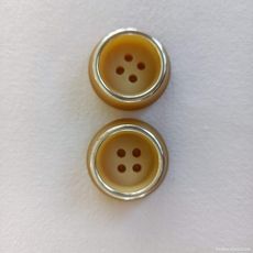 2 botones de pasta color beige, veteados, cuatr - Compra venta en ...