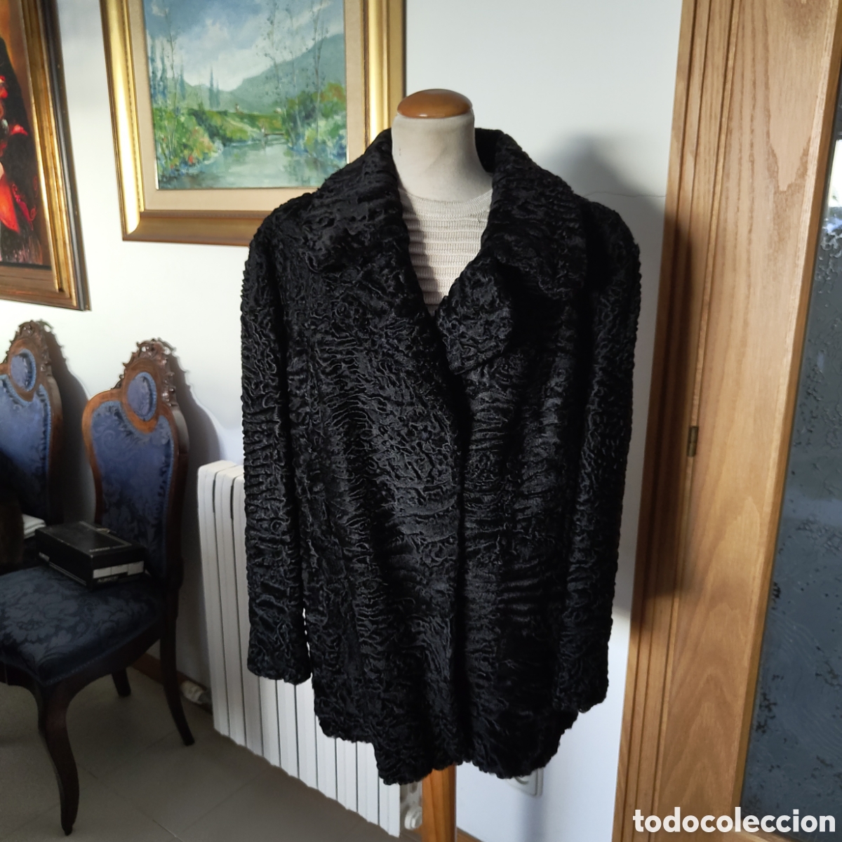 Vintage: Chaqueta larga Astrak&aacute;n - Foto 1