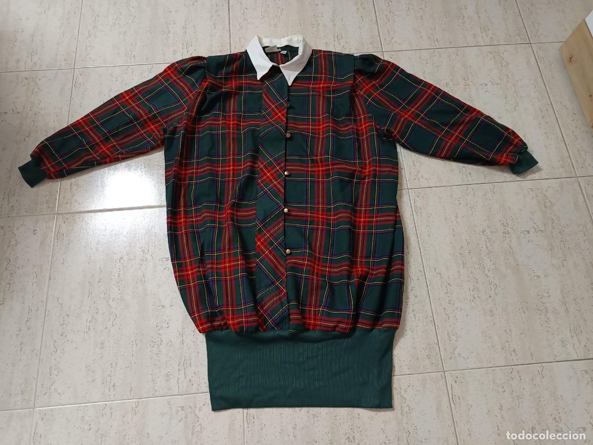 Vintage: VESTIDO PR&Eacute;NATAL TALLA M - Foto 2