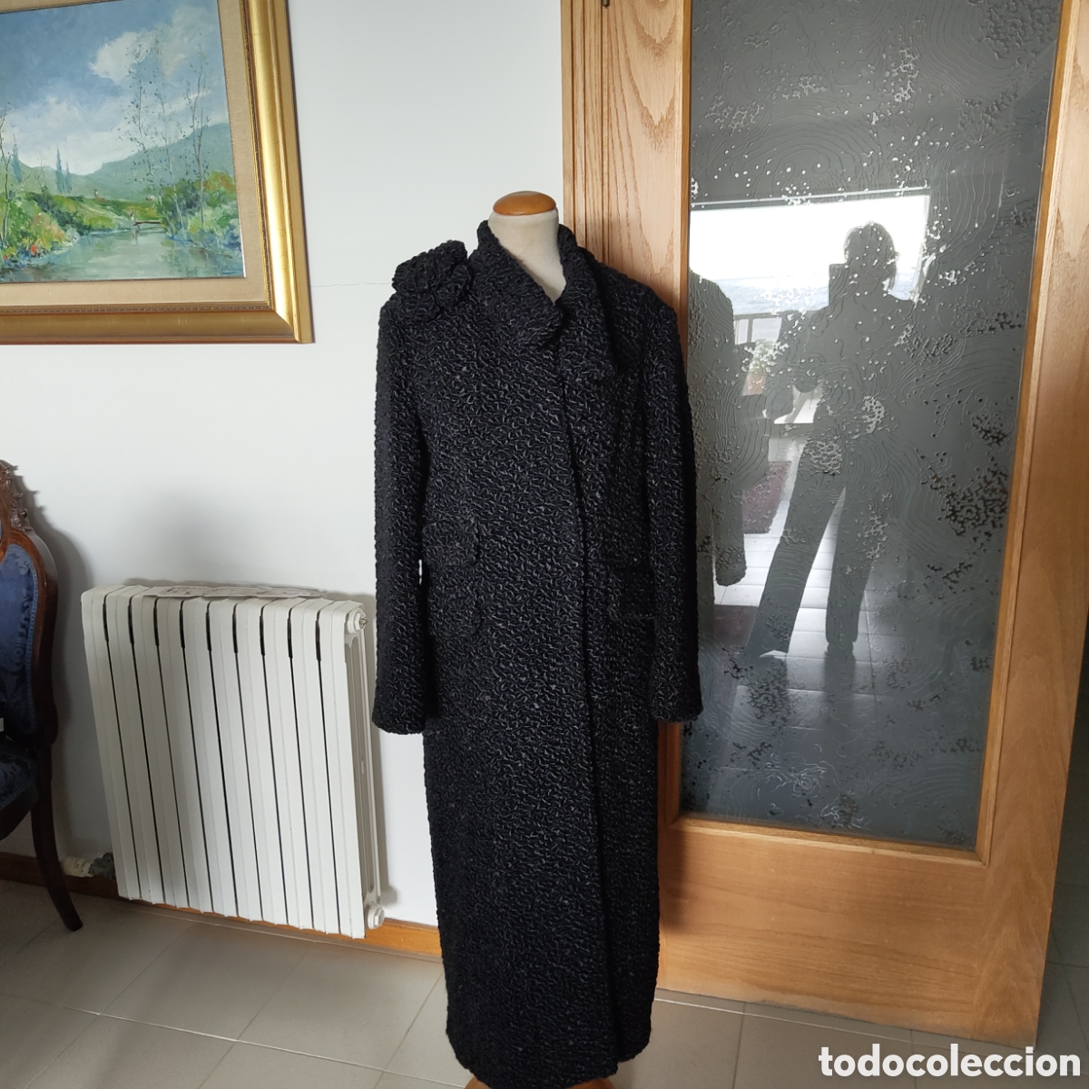 Vintage: Abrigo de lana largo - Foto 8