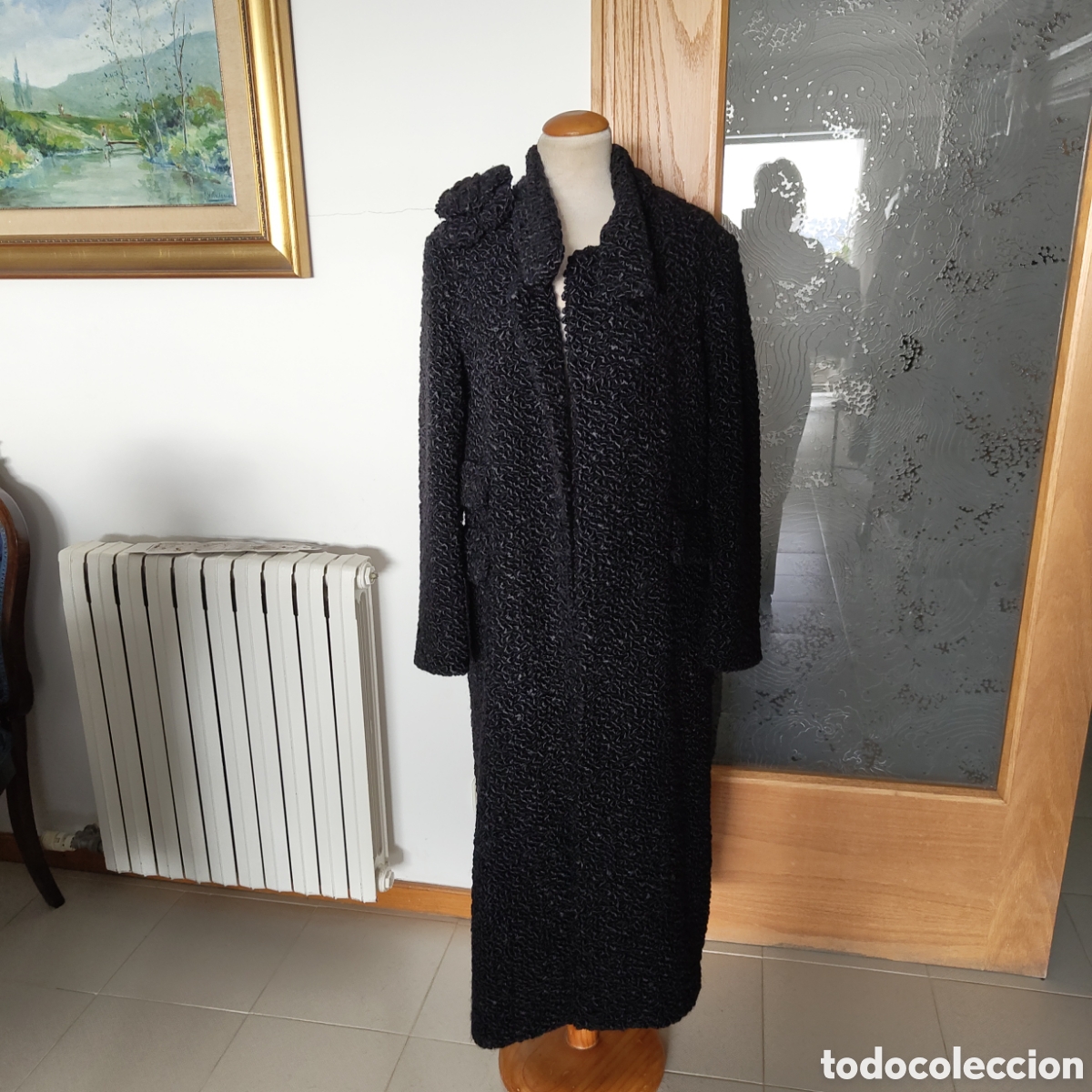 Vintage: Abrigo de lana largo - Foto 1