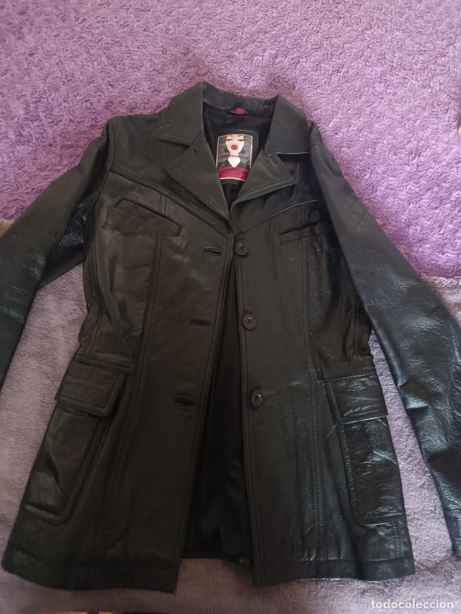 Vintage: Preciosa chaqueta de piel negra - Foto 1