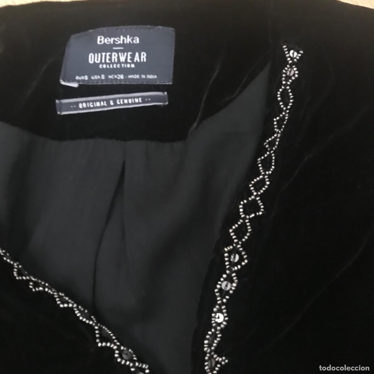 Vintage: Chaqueta terciopelo sin botones - Foto 2