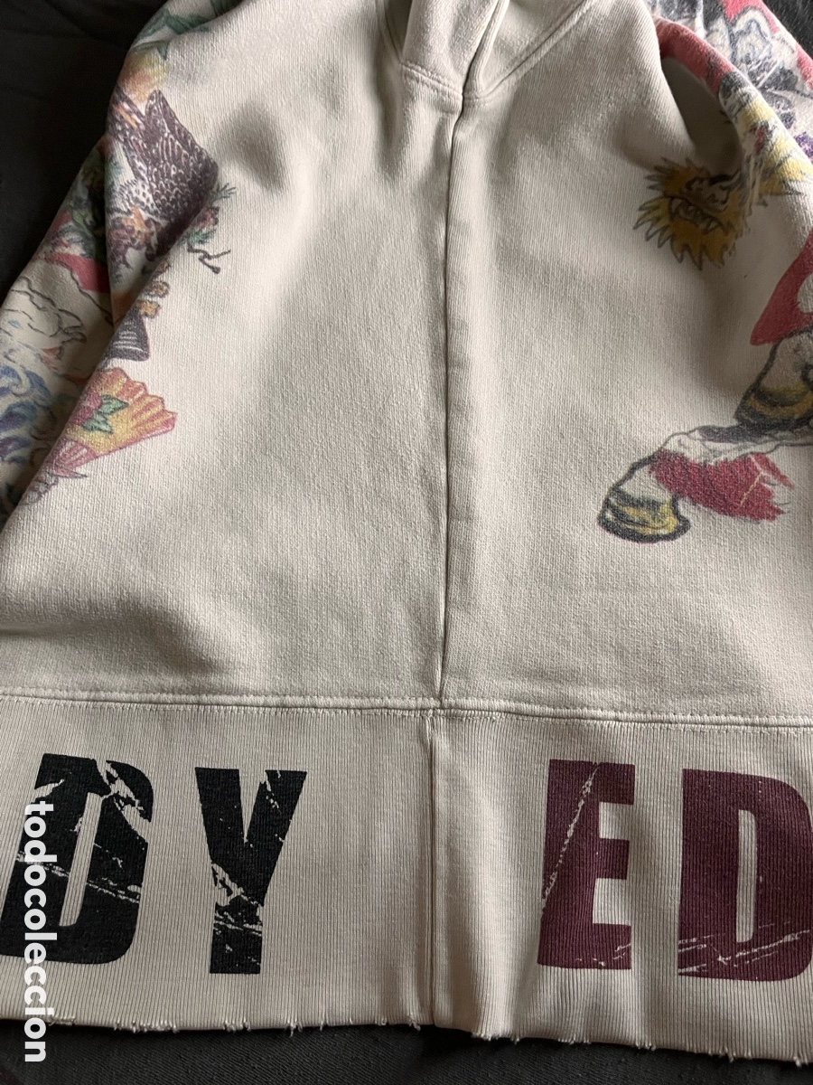 Vintage: Sweat-shirt blanc Ed Hardy - Foto 2