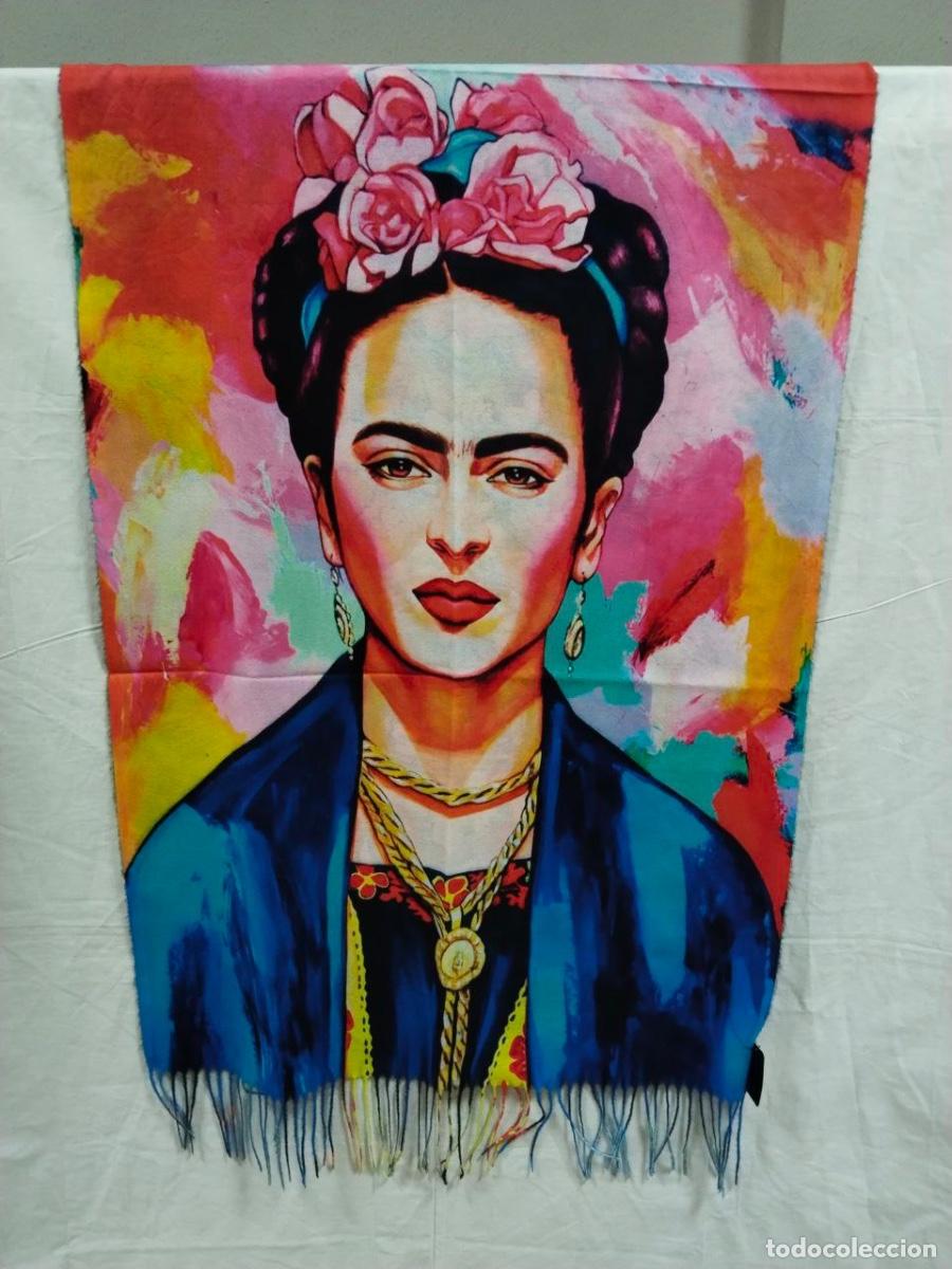 Vintage: Chal de cachemira - Frida Kahlo multicolor - Foto 1