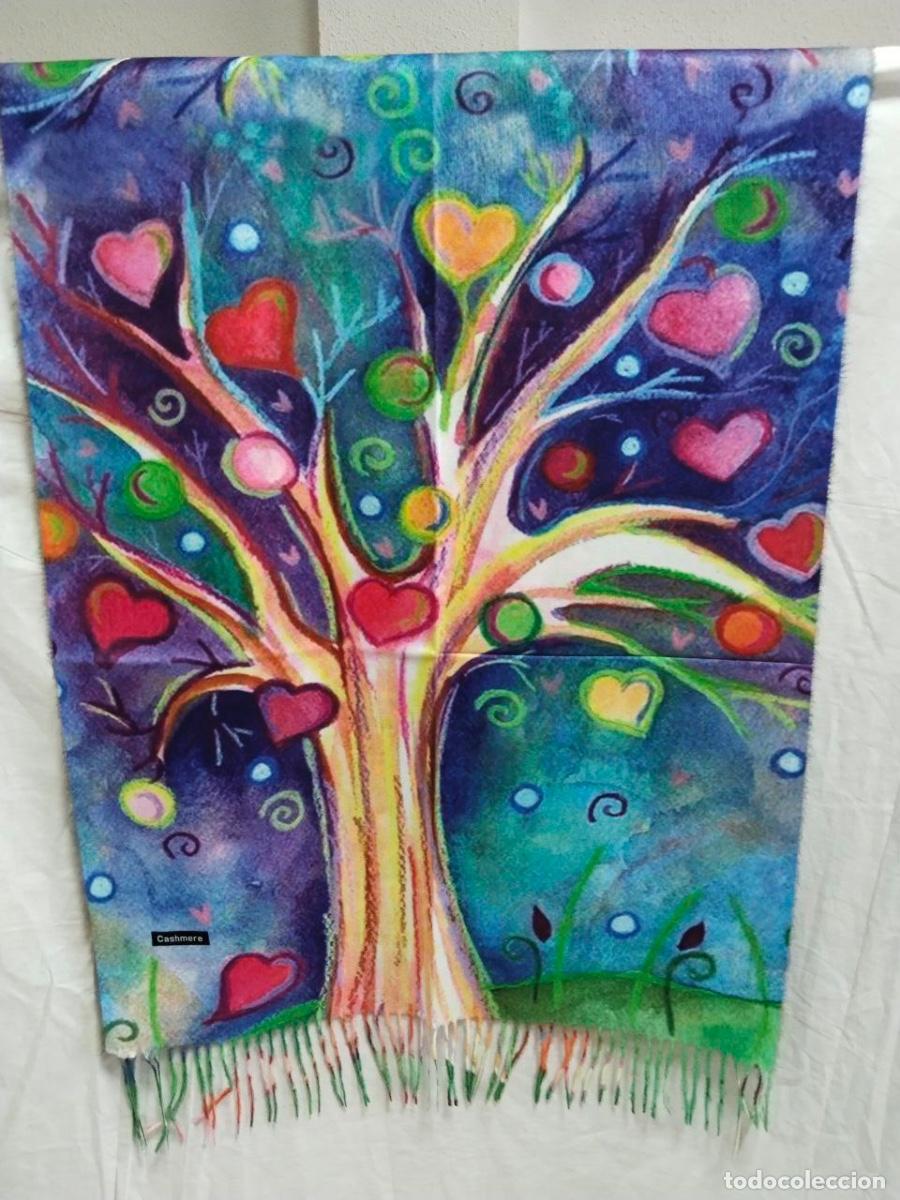 Vintage: Chal de cachemira - El &aacute;rbol del amor - Foto 1