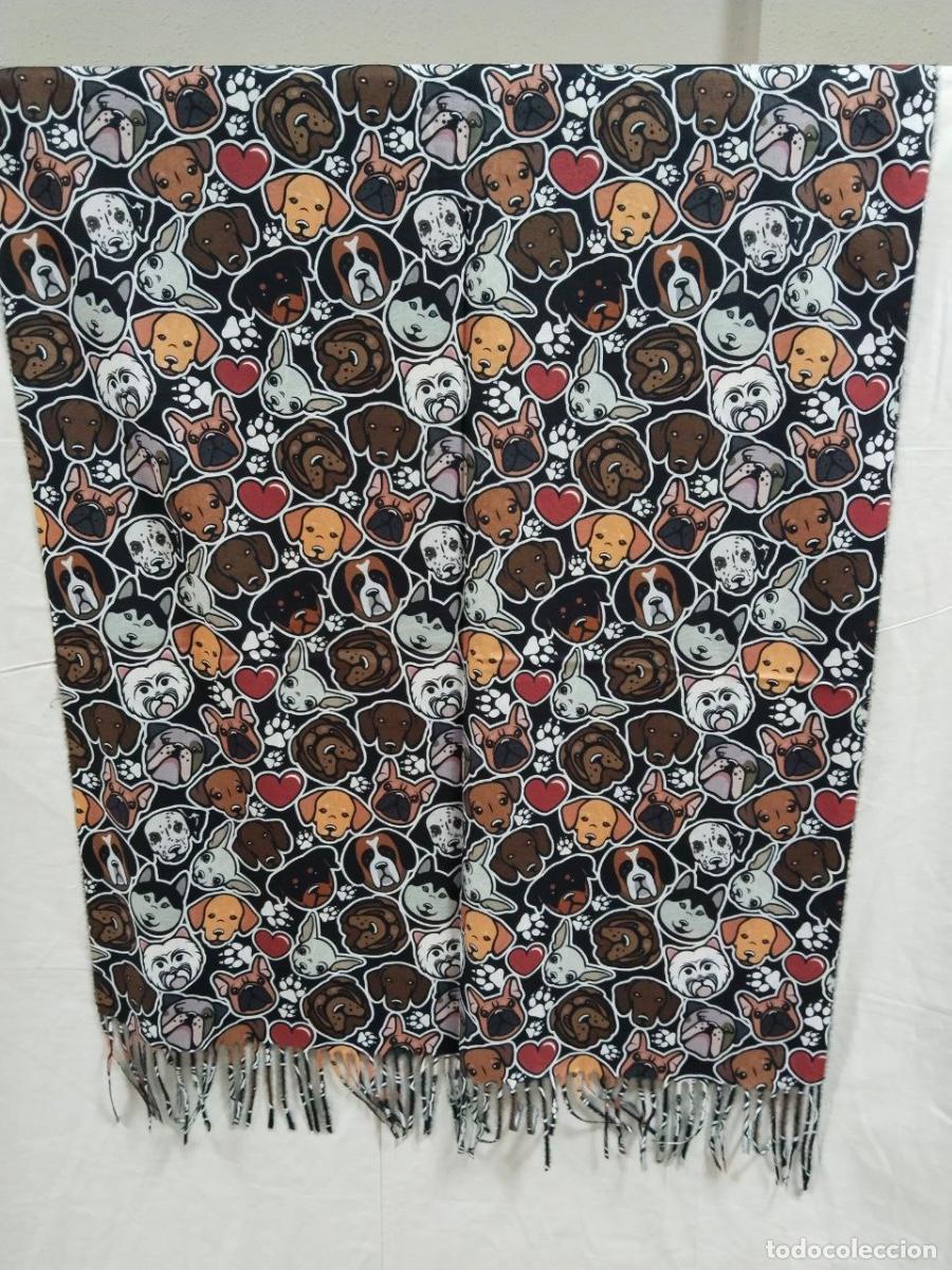 Vintage: Chal de cachemira - Los perritos divertidos - Foto 2