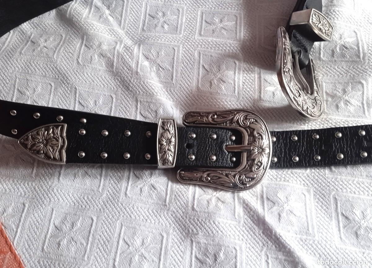 Vintage: CINTURON HEBILLAS POLIPIEL - Foto 3