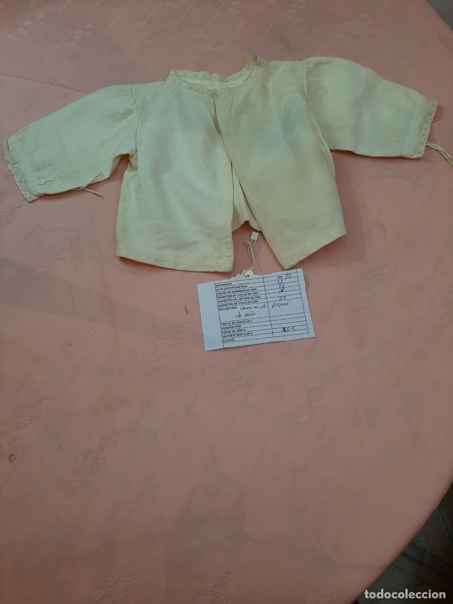 Vintage: CAMISA DE PIQUE BORDADA - Foto 1
