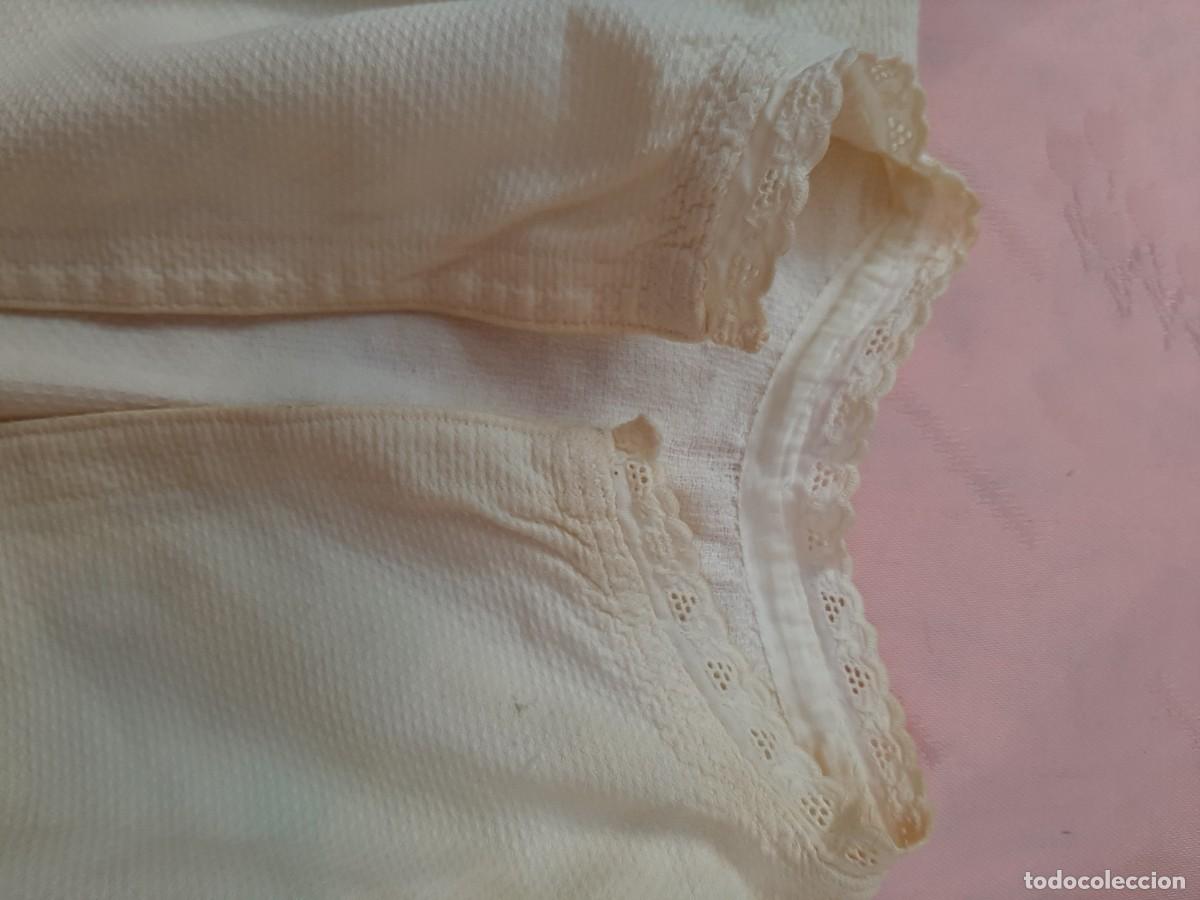 Vintage: CAMISA DE PIQUE BORDADA - Foto 4