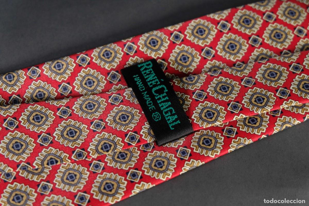 Vintage: Corbata Ren&eacute; Chagal de seda - Foto 5
