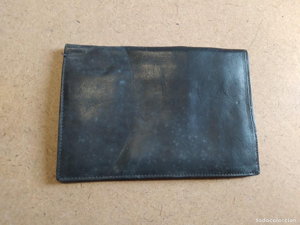 Vintage: Cartera de cuero, negra - Foto 1