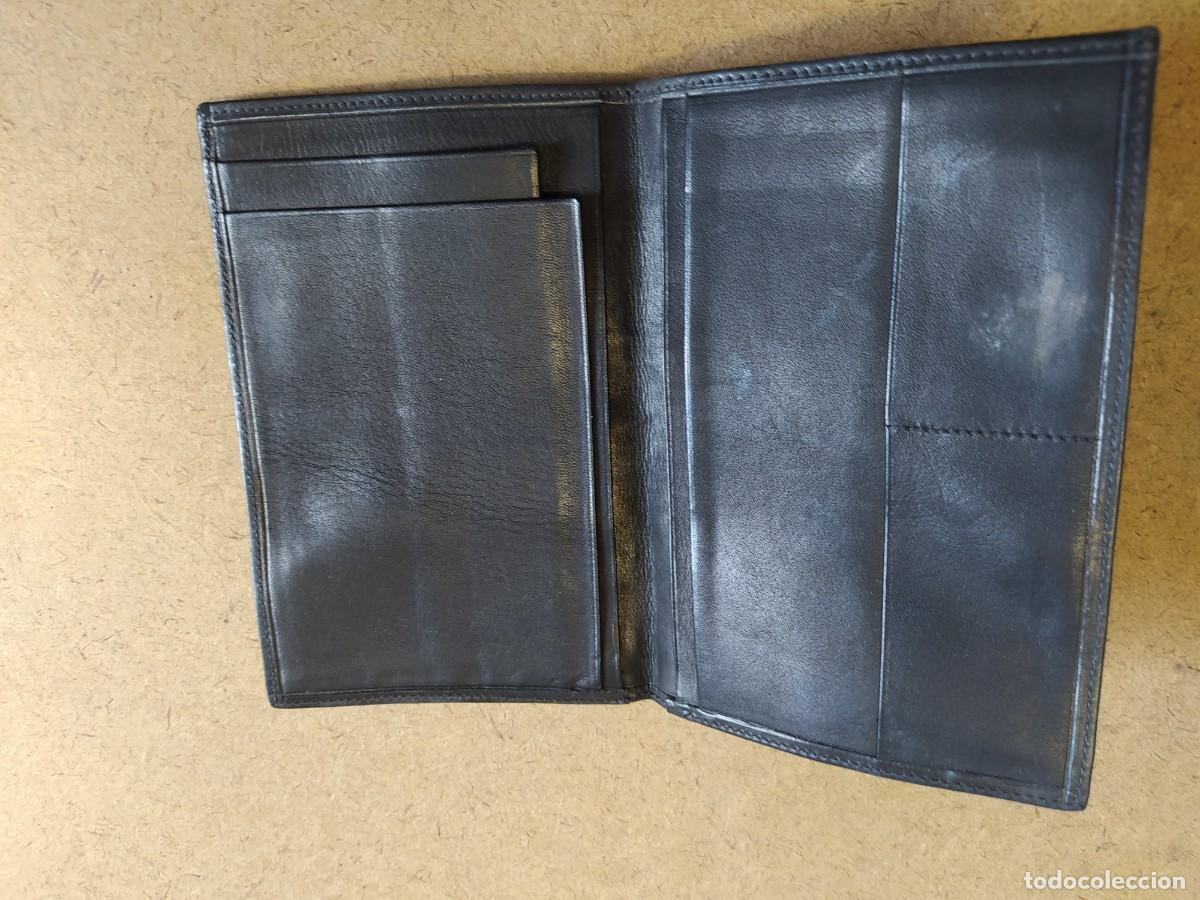 Vintage: Cartera de cuero, negra - Foto 3