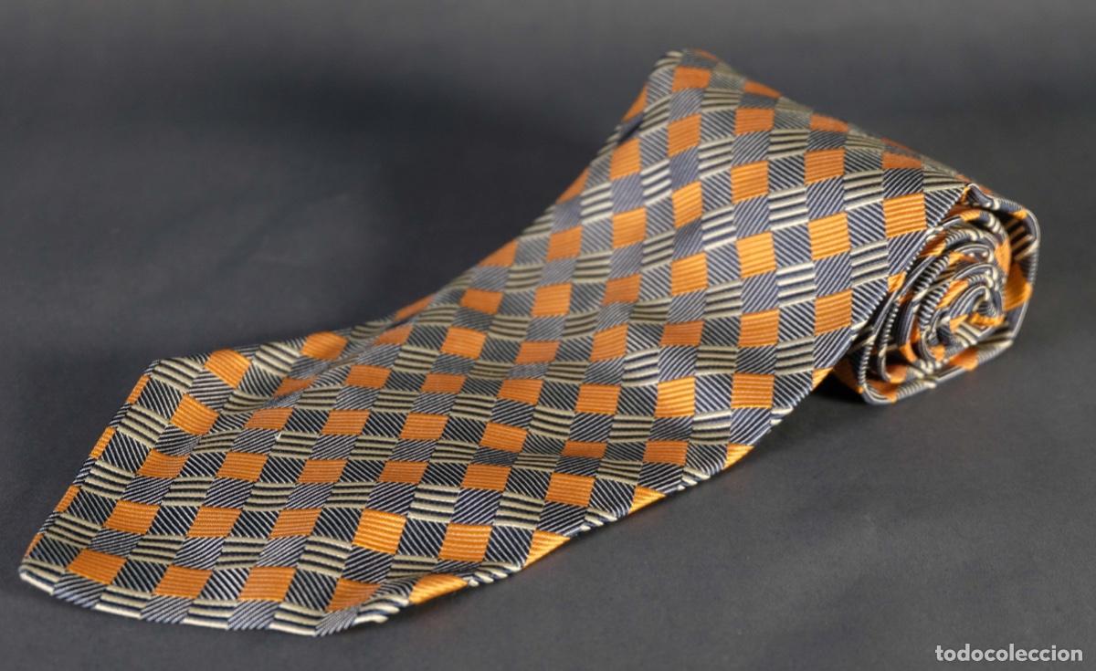 Vintage: Corbata de Bolgheri 100% seda - Foto 1