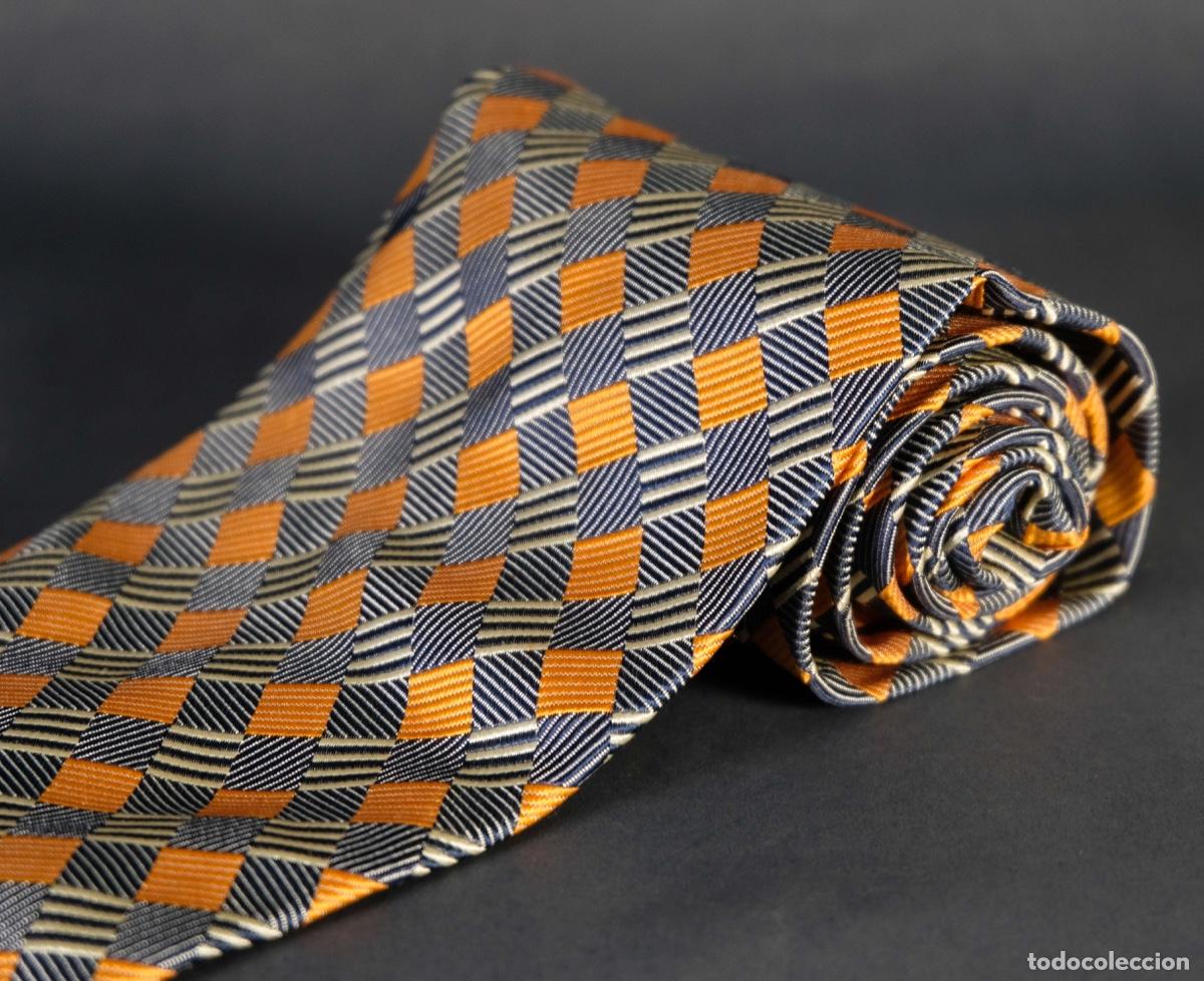 Vintage: Corbata de Bolgheri 100% seda - Foto 2