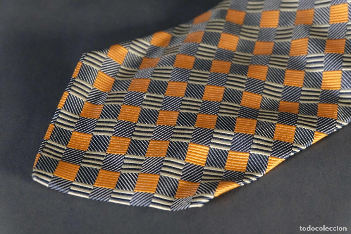 Vintage: Corbata de Bolgheri 100% seda - Foto 3