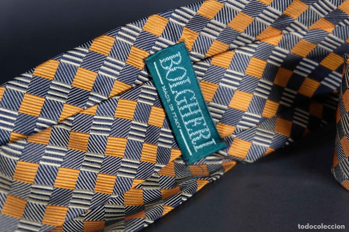 Vintage: Corbata de Bolgheri 100% seda - Foto 5