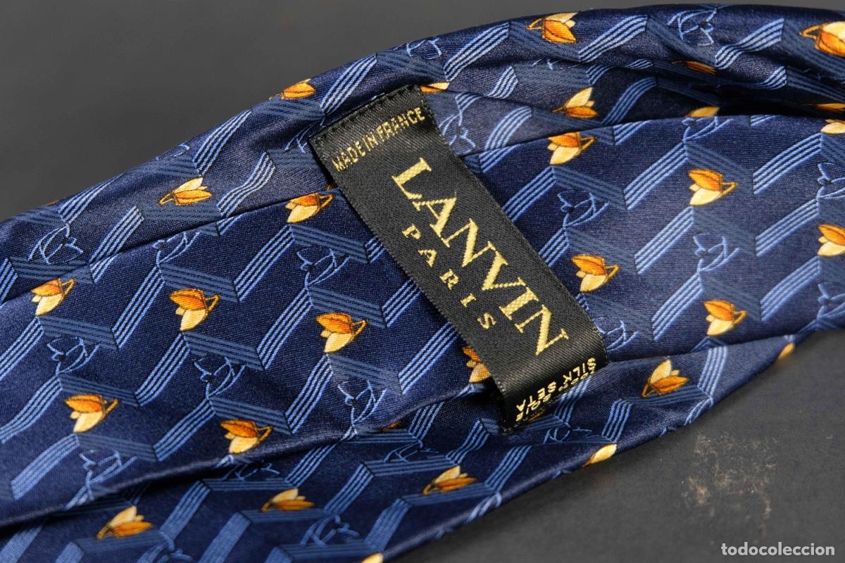 Vintage: Corbata 100% seda de Lanvin Paris - Foto 6
