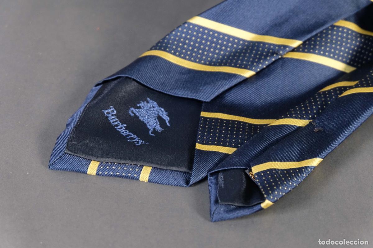 Vintage: Corbata 100% seda Burberrys - Foto 4