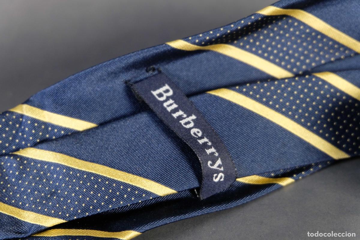Vintage: Corbata 100% seda Burberrys - Foto 6