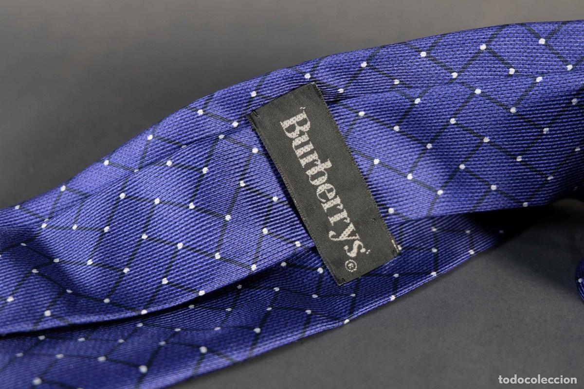 Vintage: Corbata 100% seda Burberrys - Foto 6
