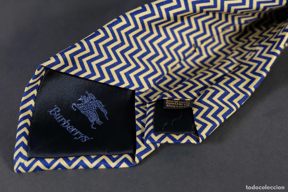 Vintage: Corbata 100% seda Burberrys - Foto 4