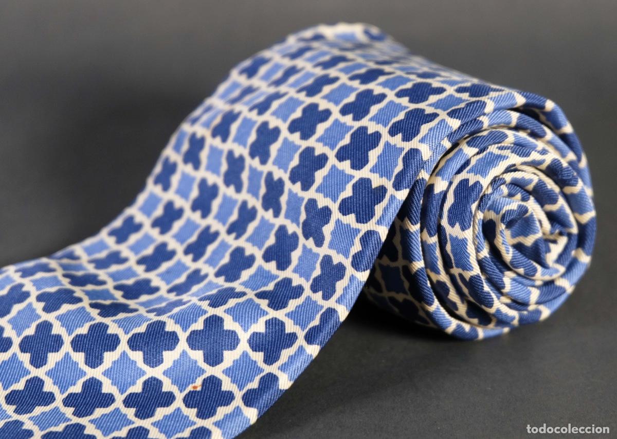 Vintage: Corbata 100% seda Burberrys - Foto 2