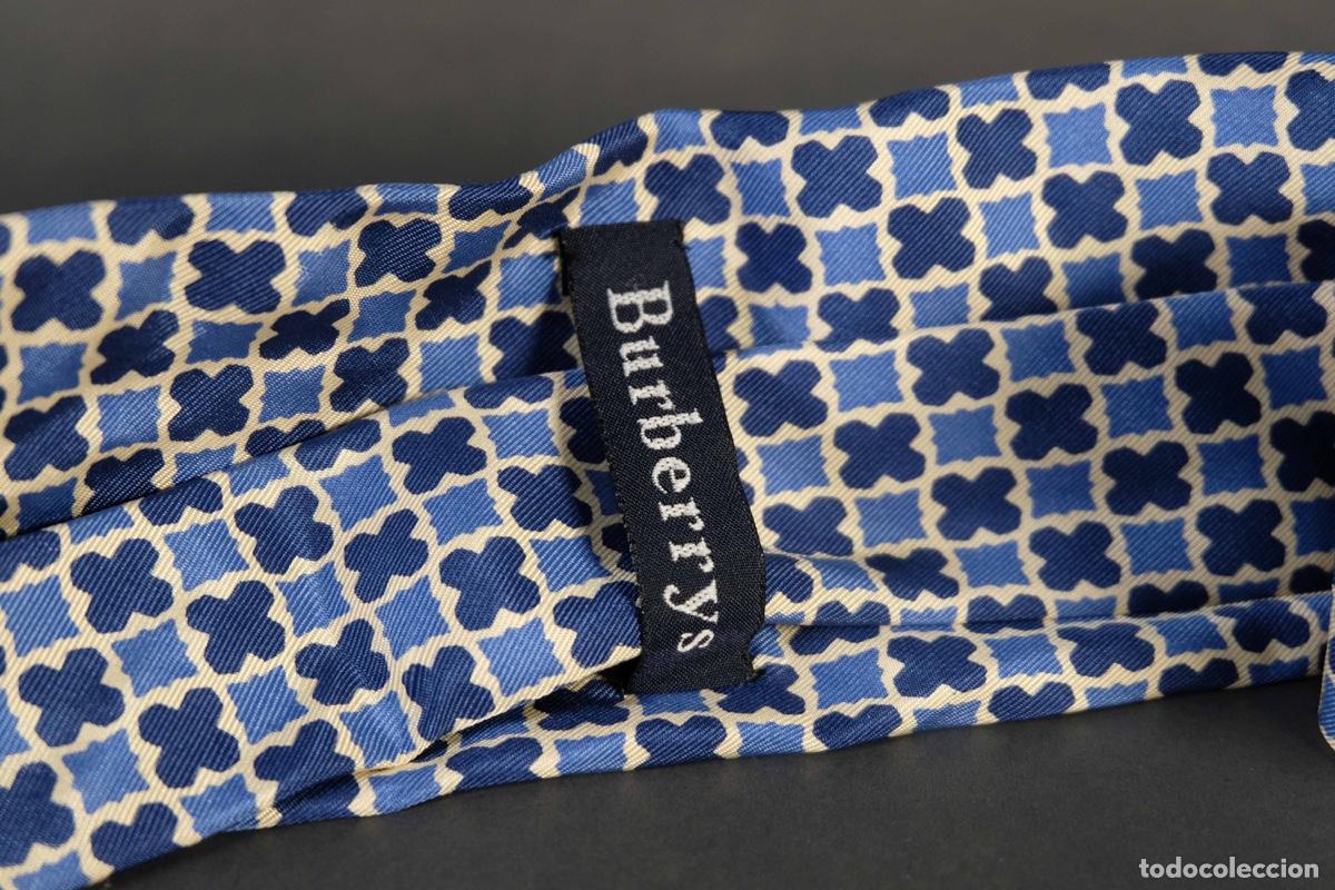 Vintage: Corbata 100% seda Burberrys - Foto 6