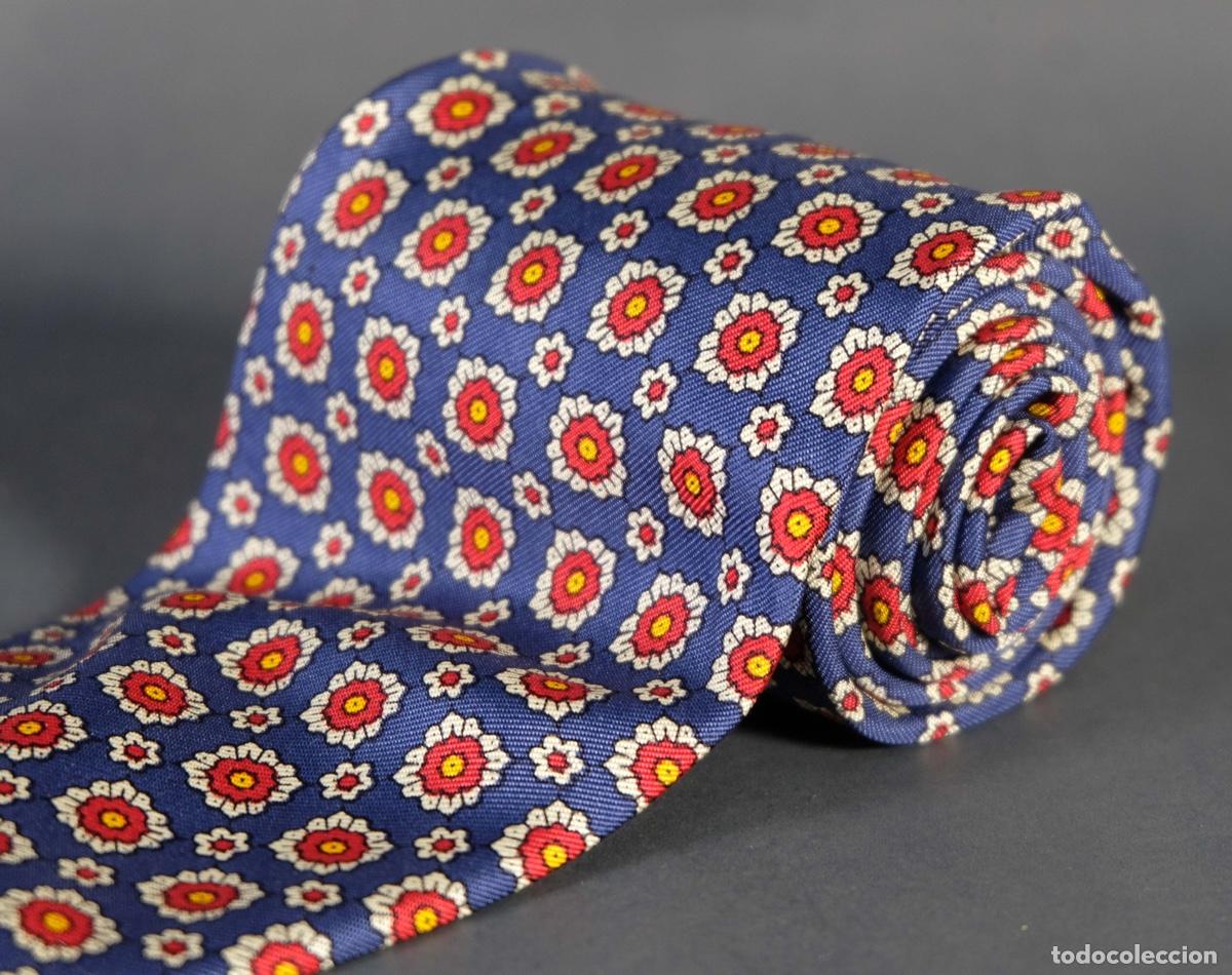 Vintage: Corbata 100% seda Burberrys - Foto 2