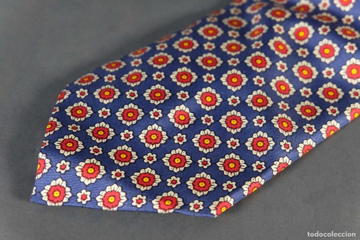 Vintage: Corbata 100% seda Burberrys - Foto 3