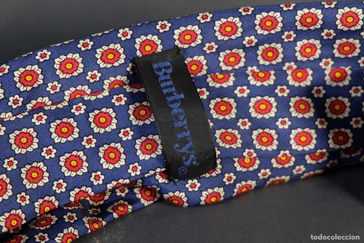 Vintage: Corbata 100% seda Burberrys - Foto 6