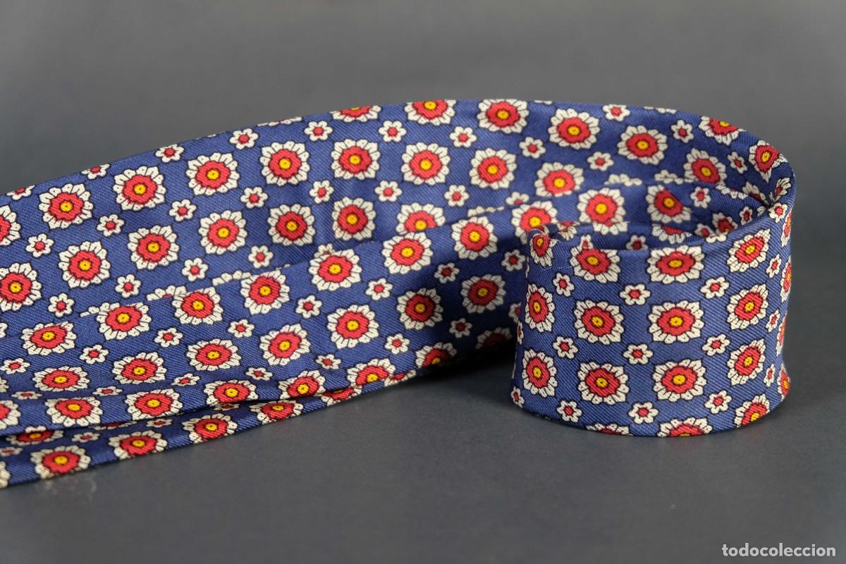 Vintage: Corbata 100% seda Burberrys - Foto 7