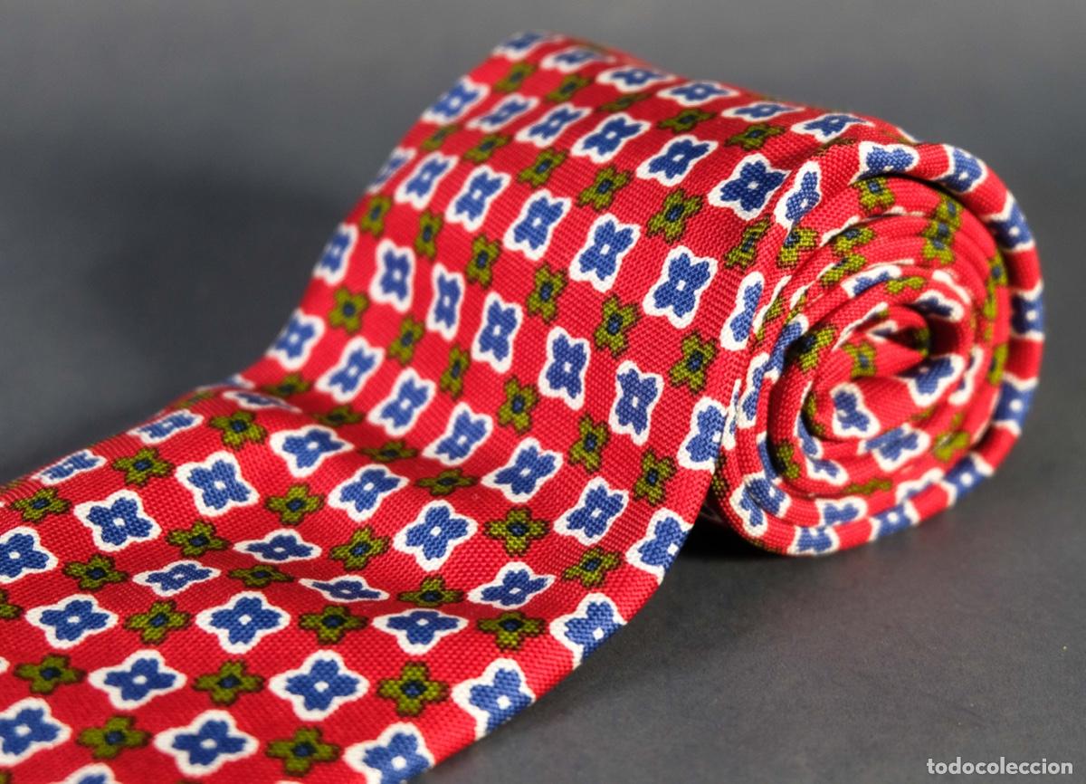 Vintage: Corbata 100% seda Burberrys - Foto 2
