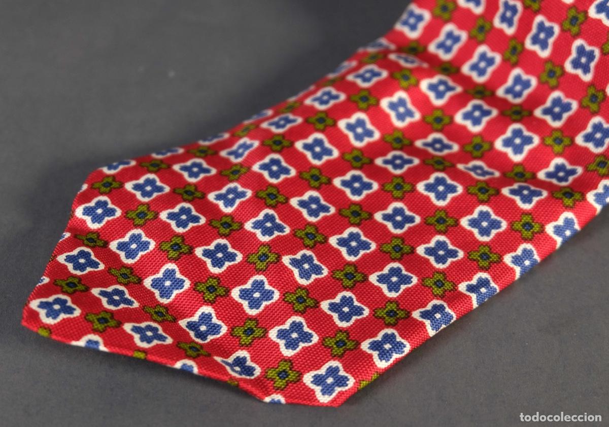 Vintage: Corbata 100% seda Burberrys - Foto 3