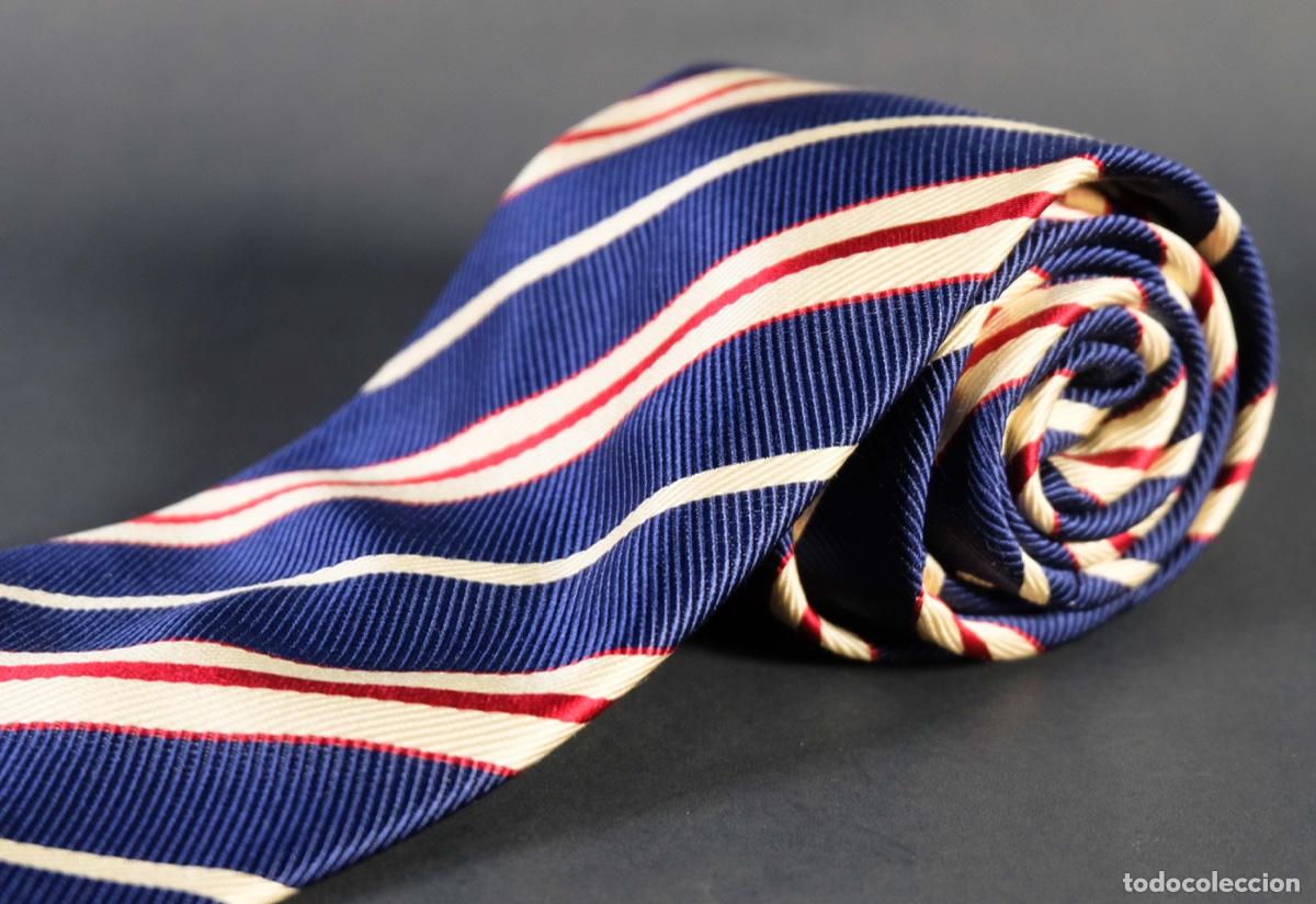 Vintage: Corbata 100% seda Burberrys - Foto 2
