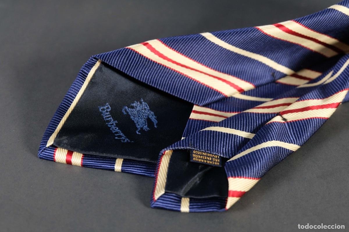 Vintage: Corbata 100% seda Burberrys - Foto 4